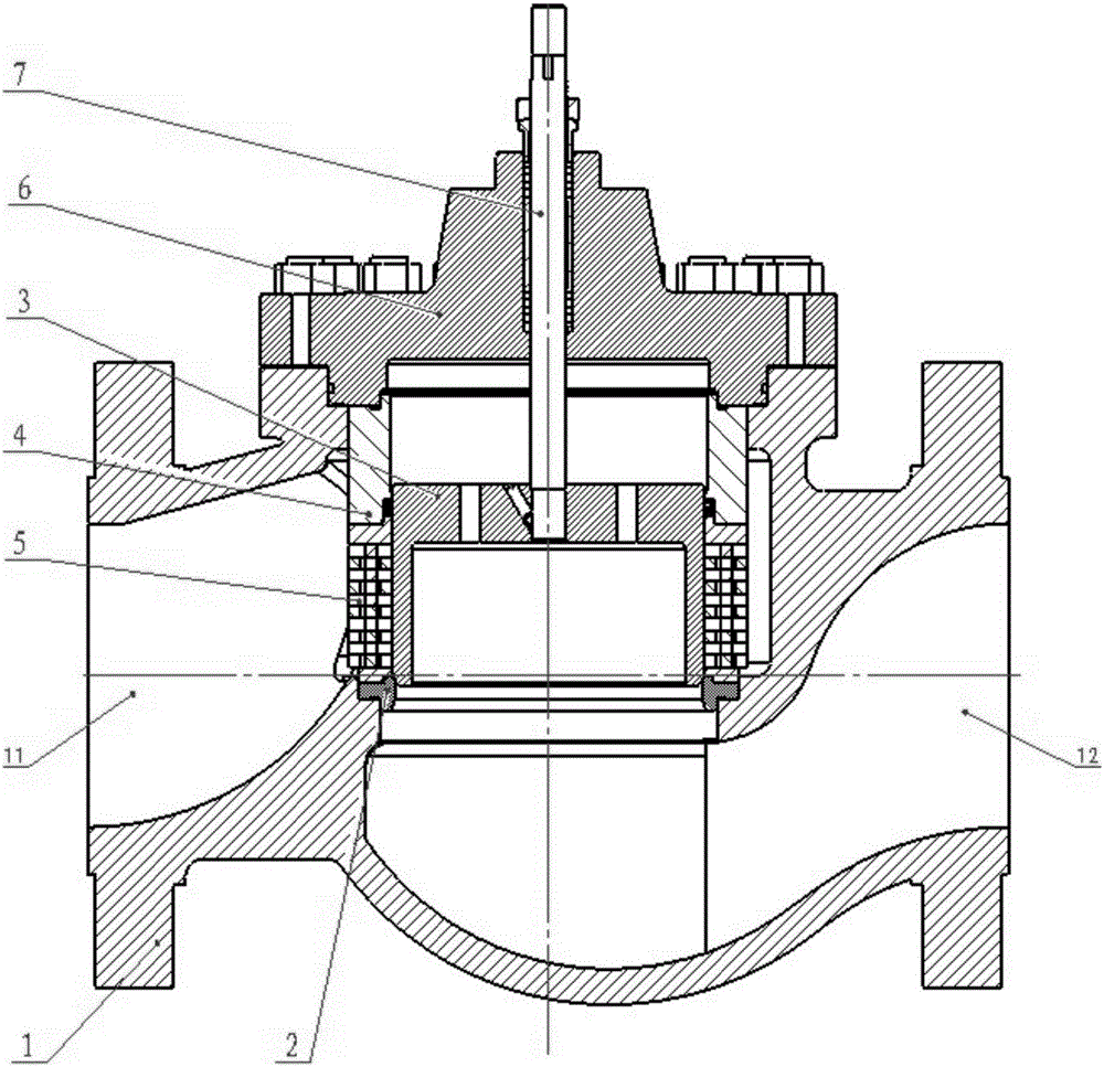 Labyrinth adjusting valve