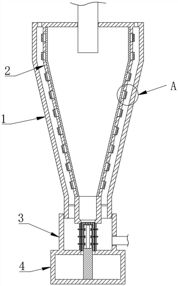 A separate cyclone separator and its use method