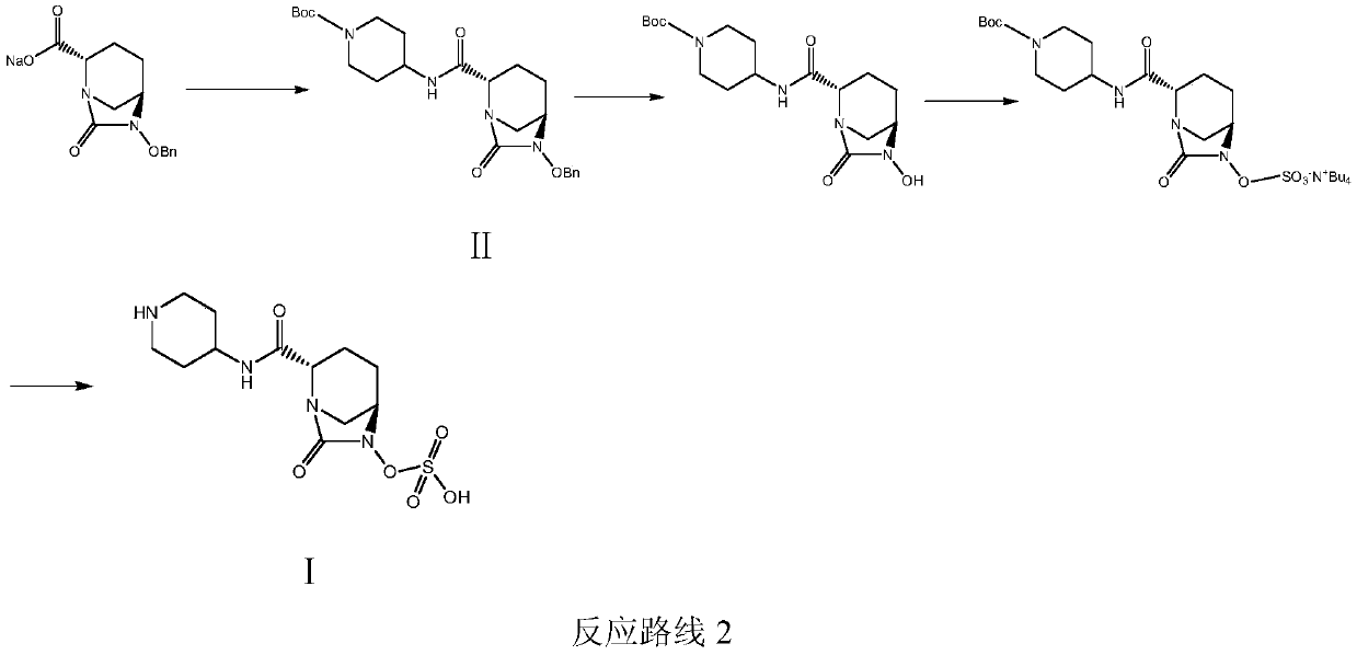 A kind of convenient preparation method of raylebactam intermediate