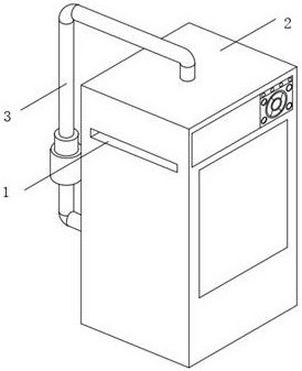 A cable inner core wire oil passing device