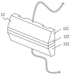 A cable inner core wire oil passing device