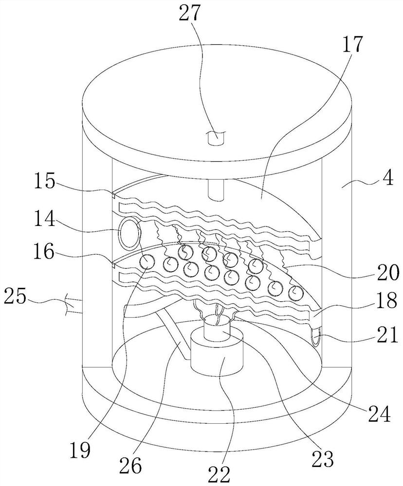 A submersible sewage pump that can classify hard solids and soft fibers in sewage