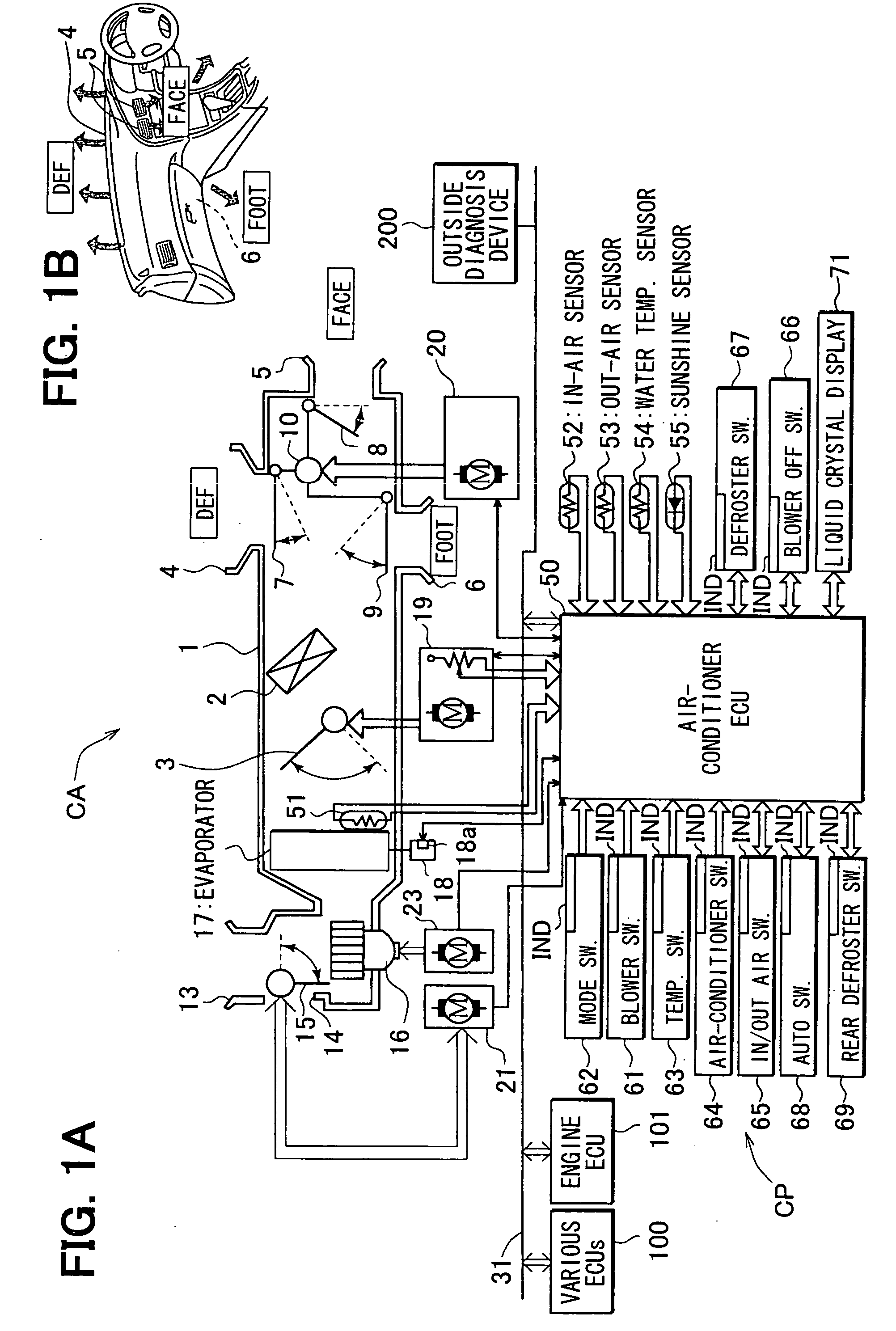 Control system for automotive vehicle having diagnosis function