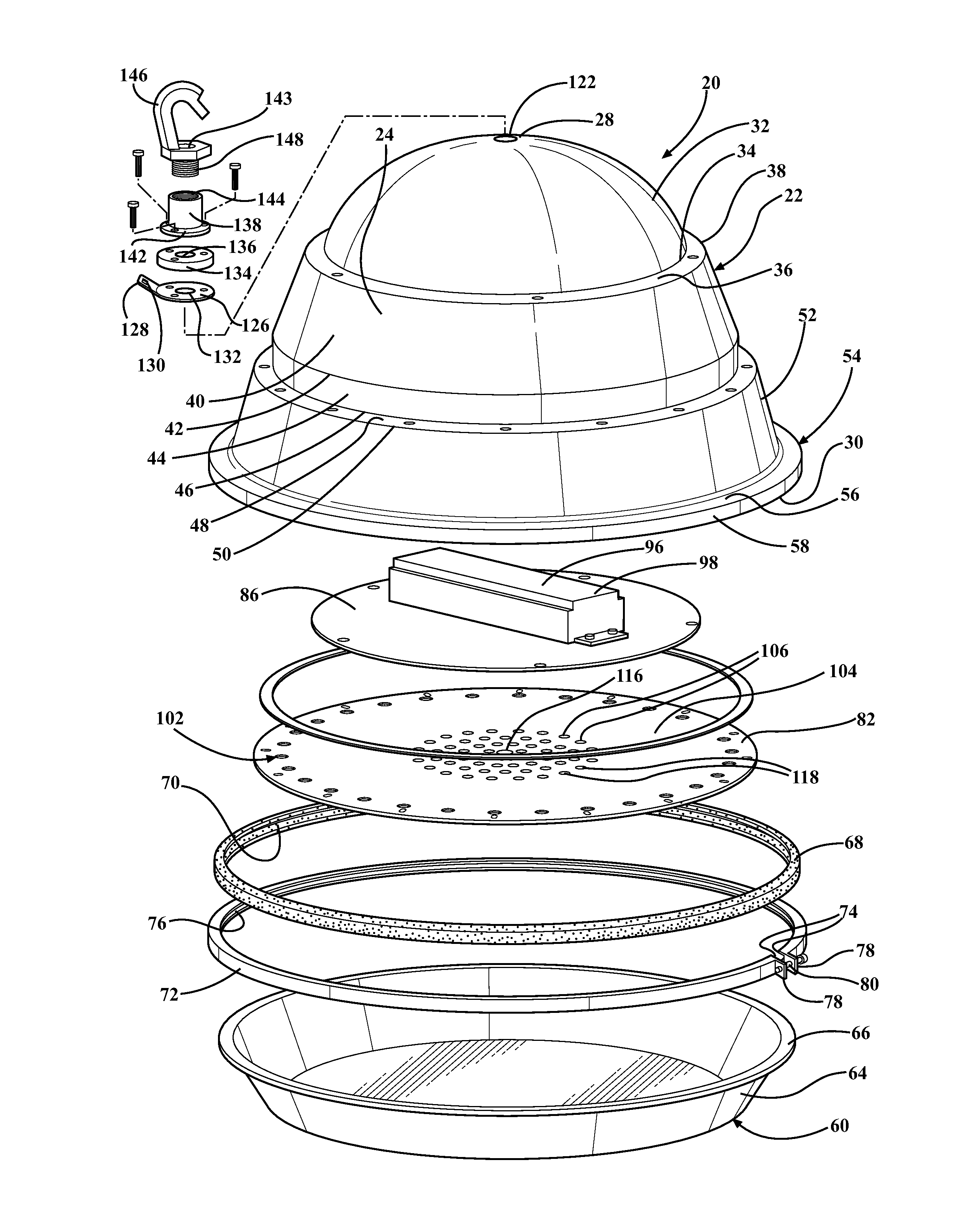 LED heat sink apparatus