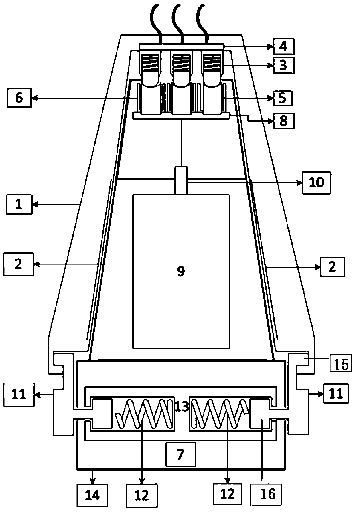 A quick battery swapping structure for a handheld device