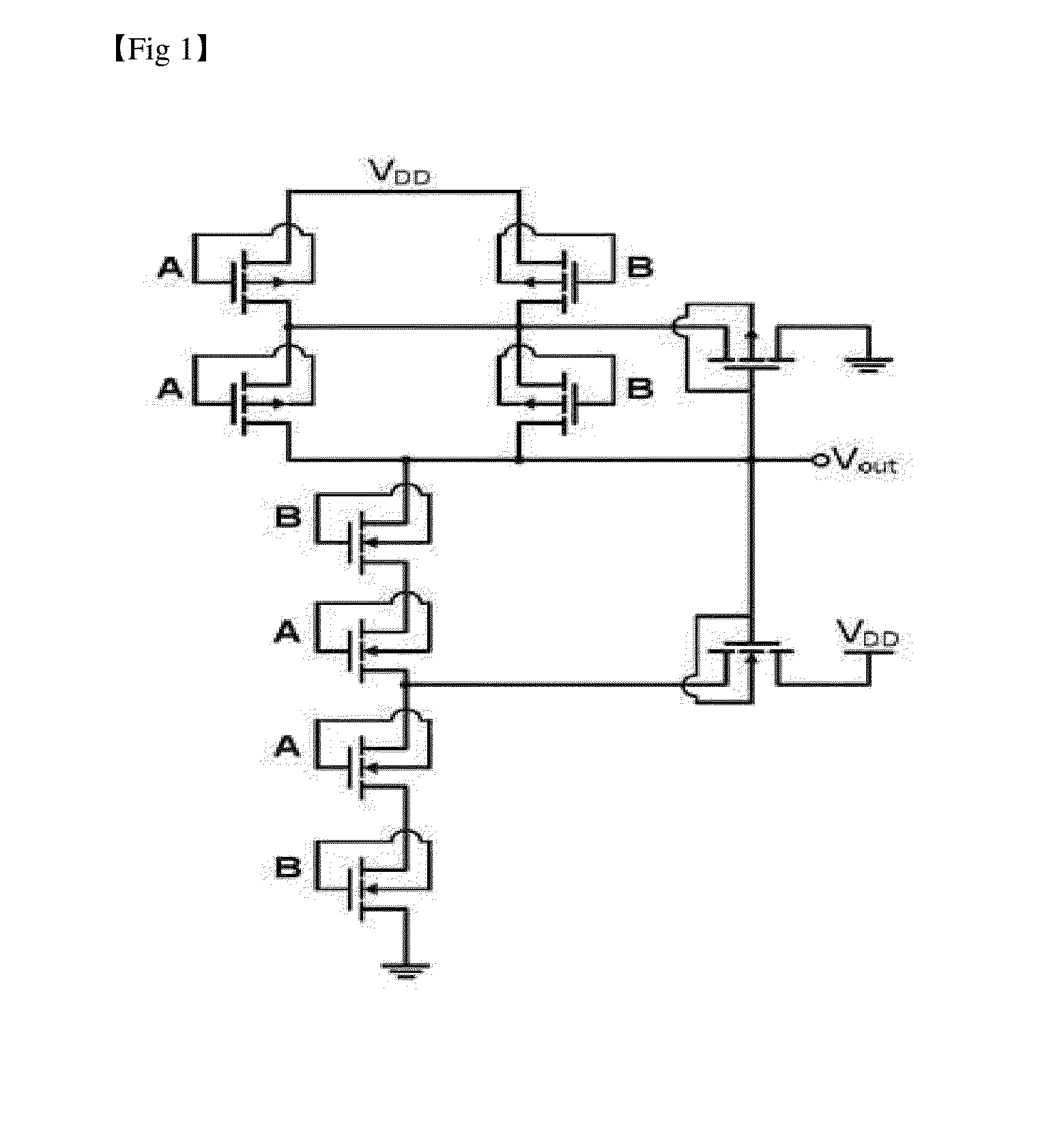 Logic gate using schmitt trigger circuit