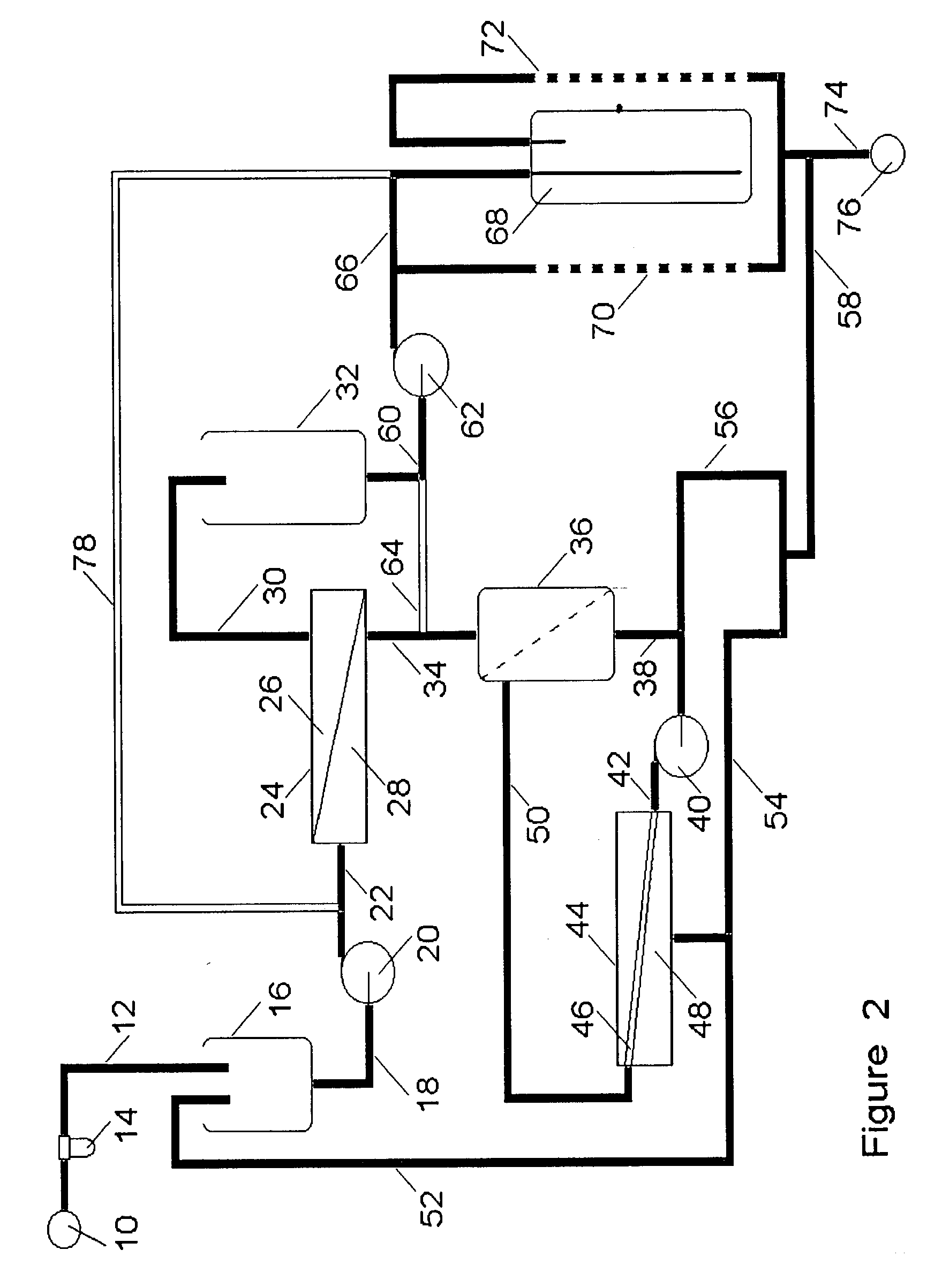 Method and apparatus for parallel desalting