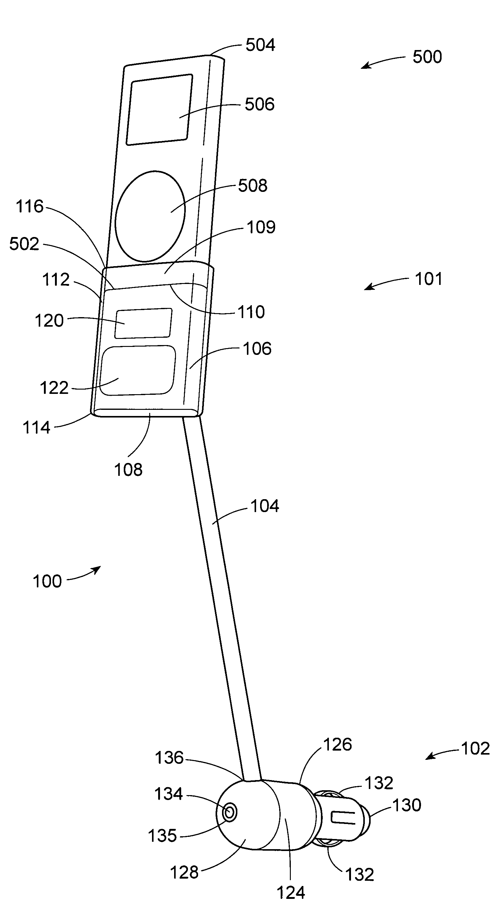 Holder, electrical supply, and RF transmitter unit for electronic devices