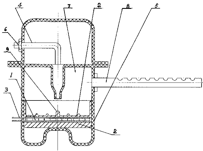 Moistening method by means of PTC ceramic heating element