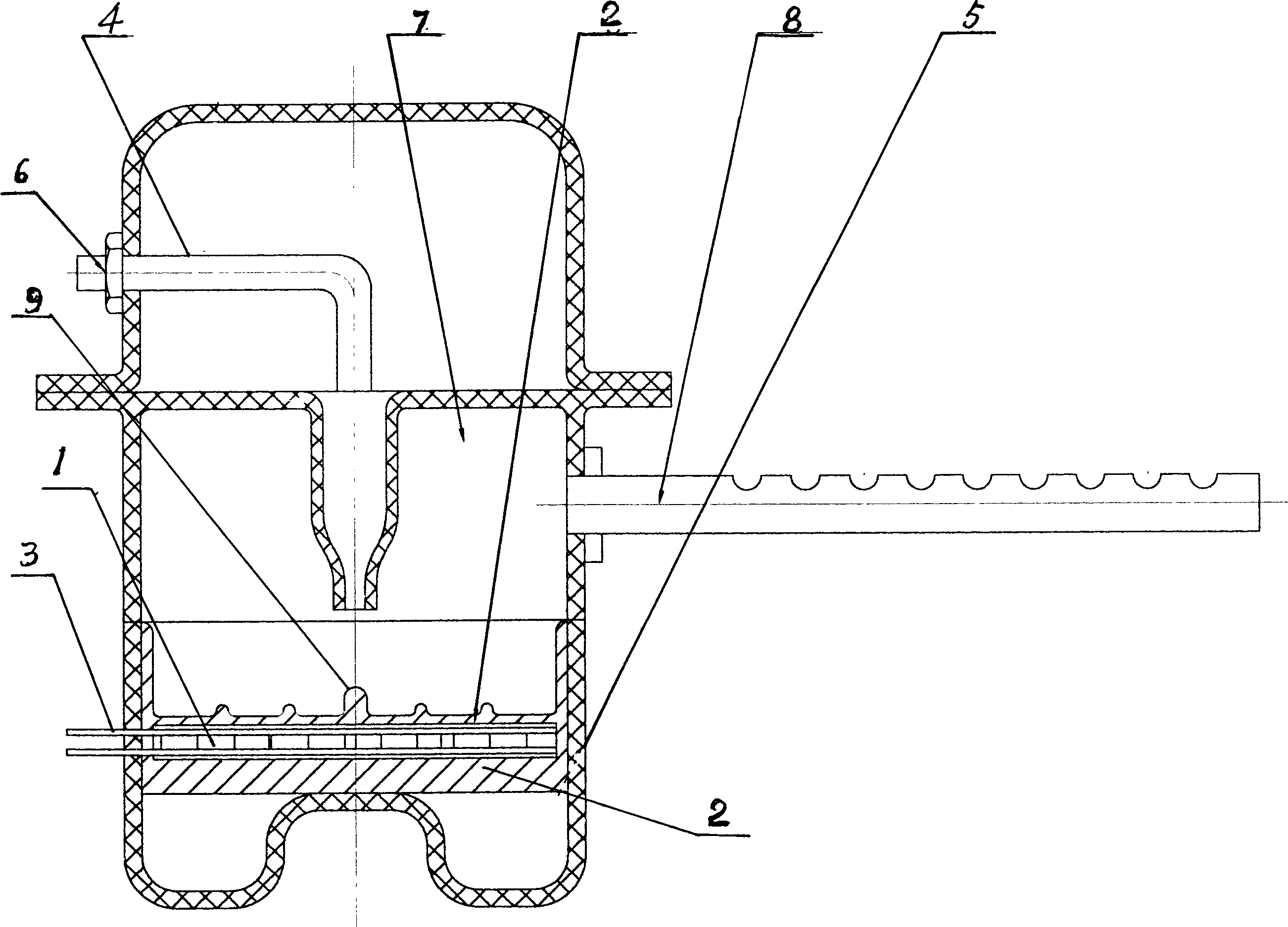 Moistening method by means of PTC ceramic heating element