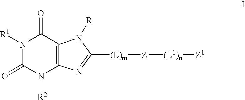 Pyridyl substituted xanthines