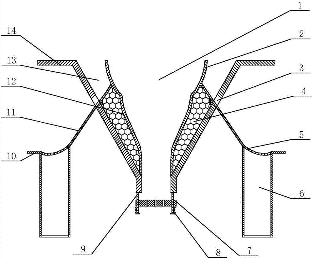 Multi-material vibration hopper