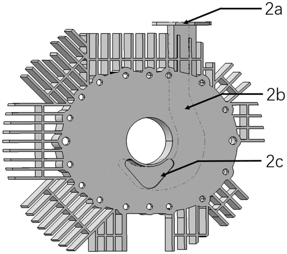 Air-cooled Wankel engine rotor with efficient heat dissipation function