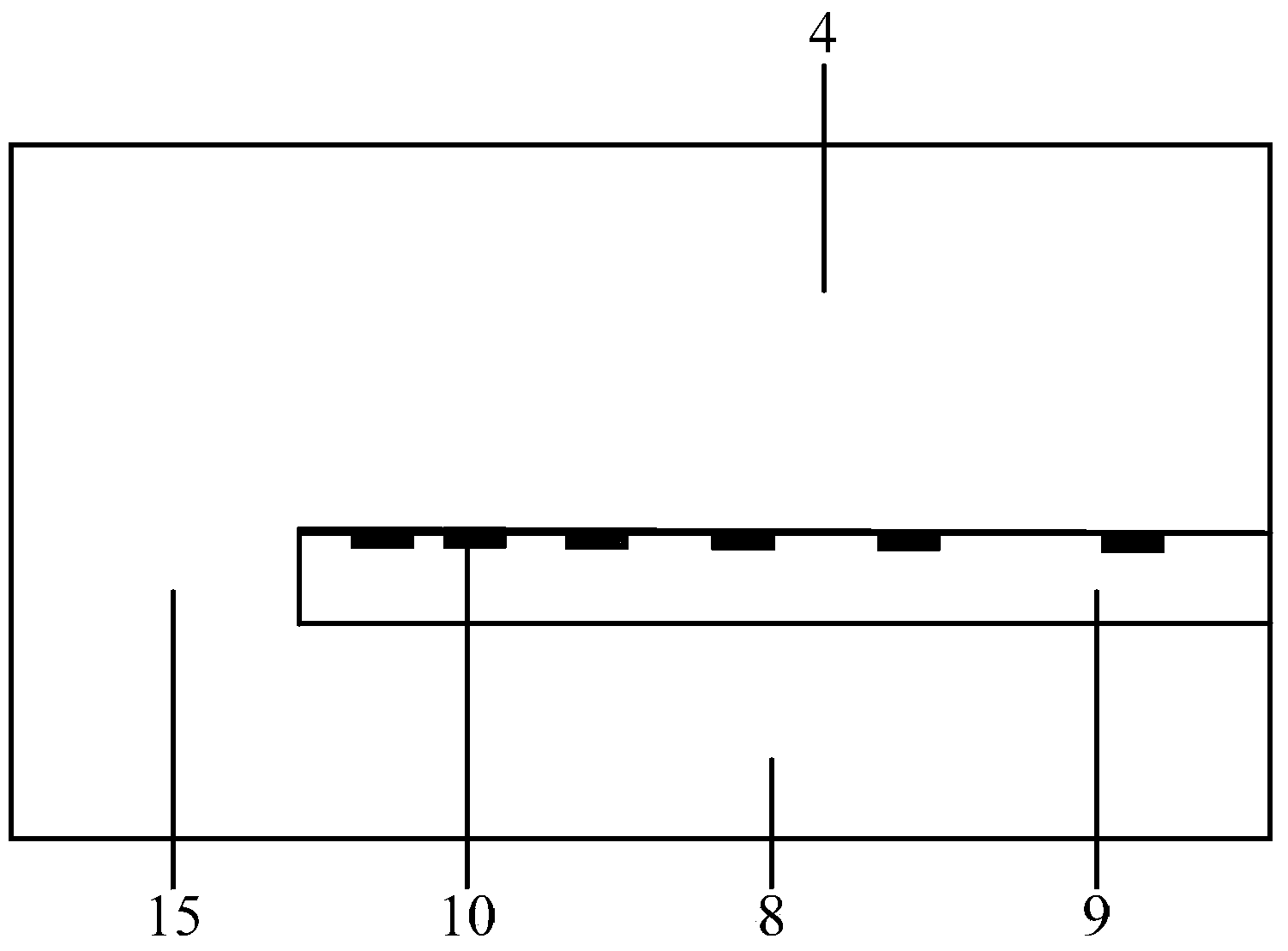 Linear space distribution fixed charge island SOI withstand voltage structure and power device