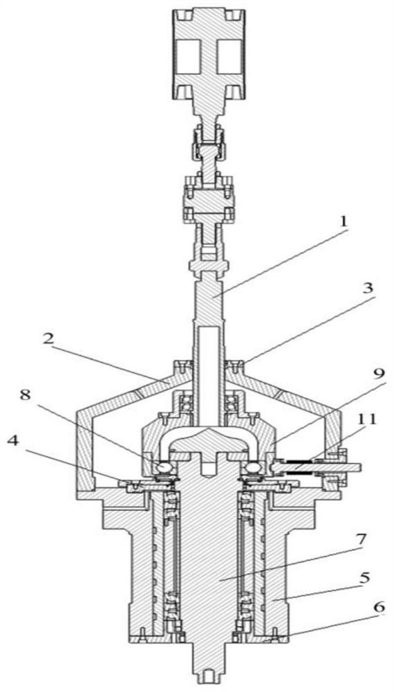 Ultralow-temperature rolling bearing service life test device