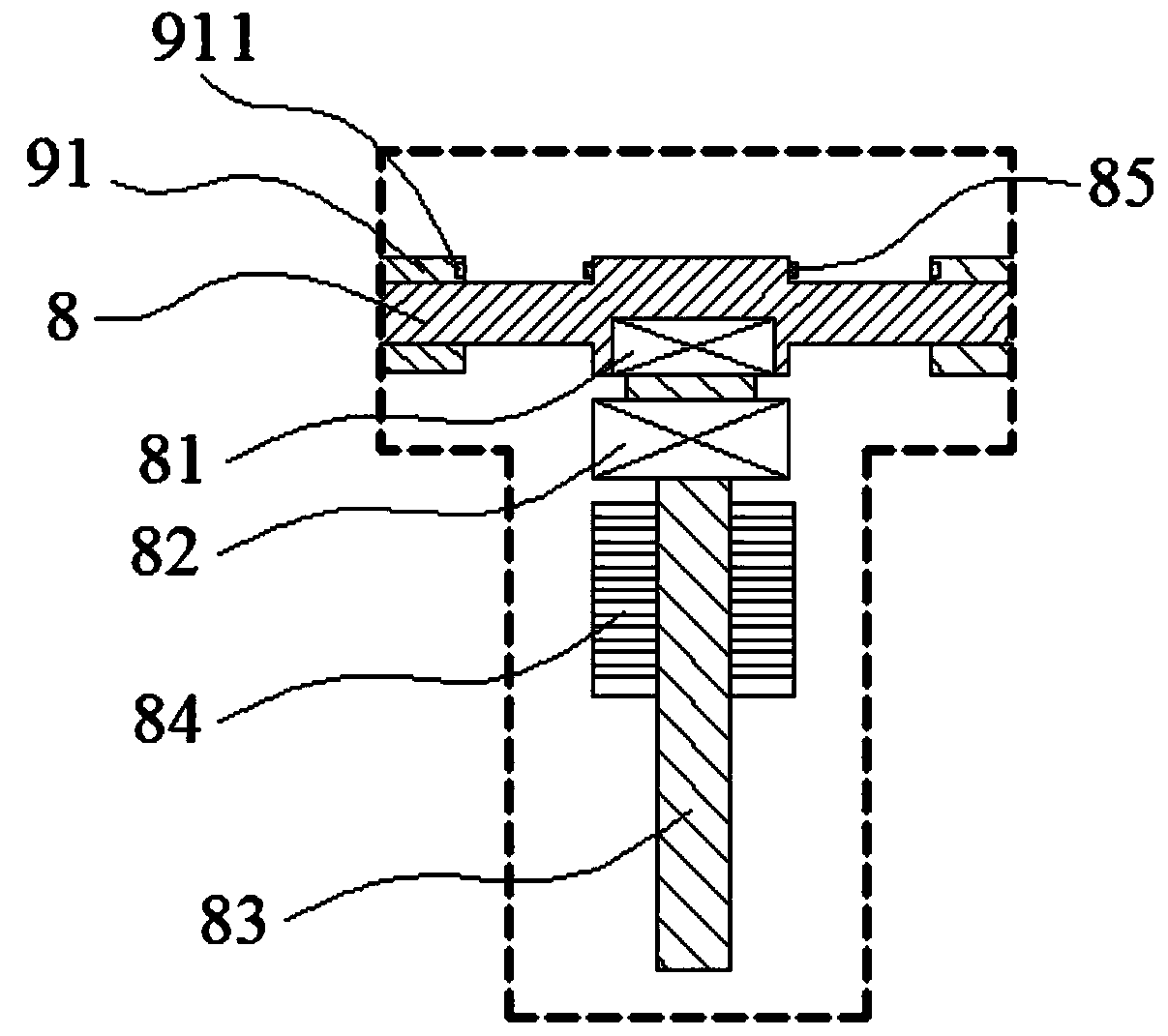 A cutting and grinding machine