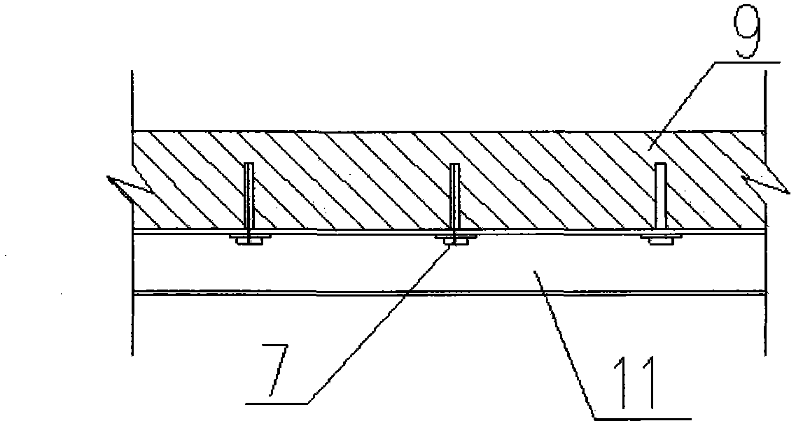 Method for reinforcing assembly type multilayer brick-concrete structure