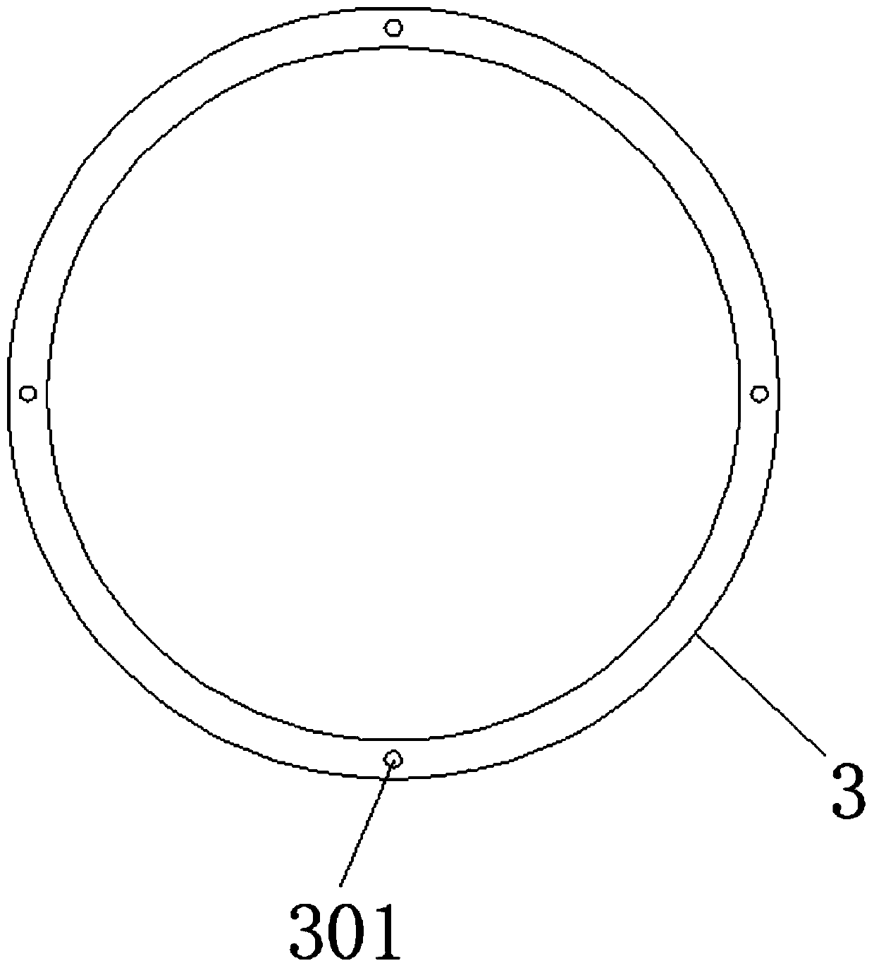 Electronic element mounting base convenient for heat dissipation