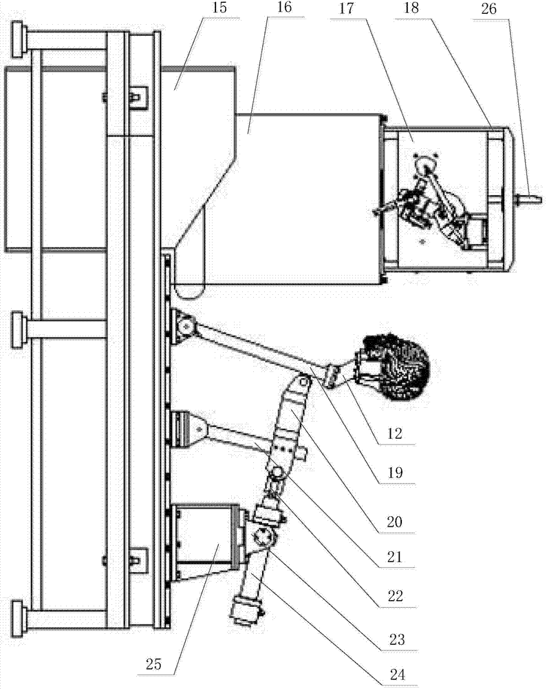 Combination mirror collision and reliability comprehensive test platform