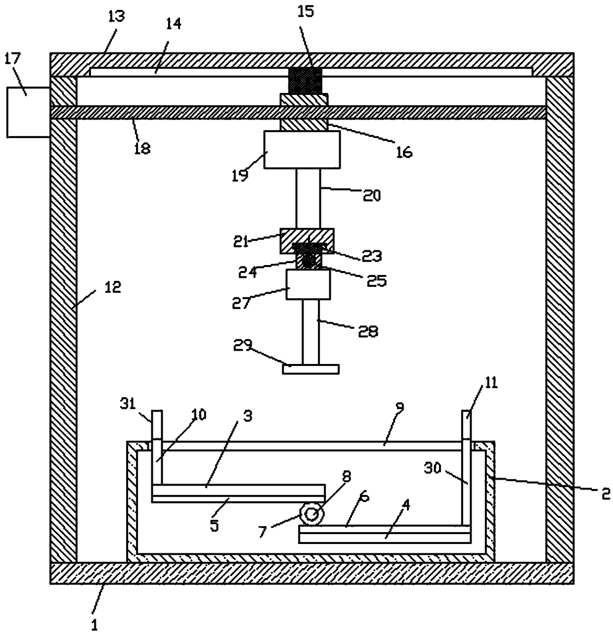 Grinding device for automobile accessory machining