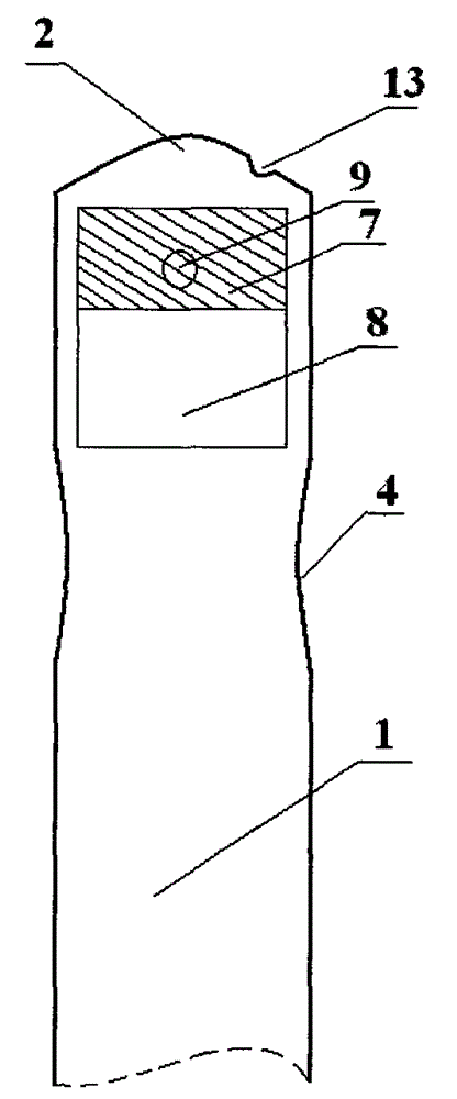 Contact limiting type double-saccule three-cavity catheter