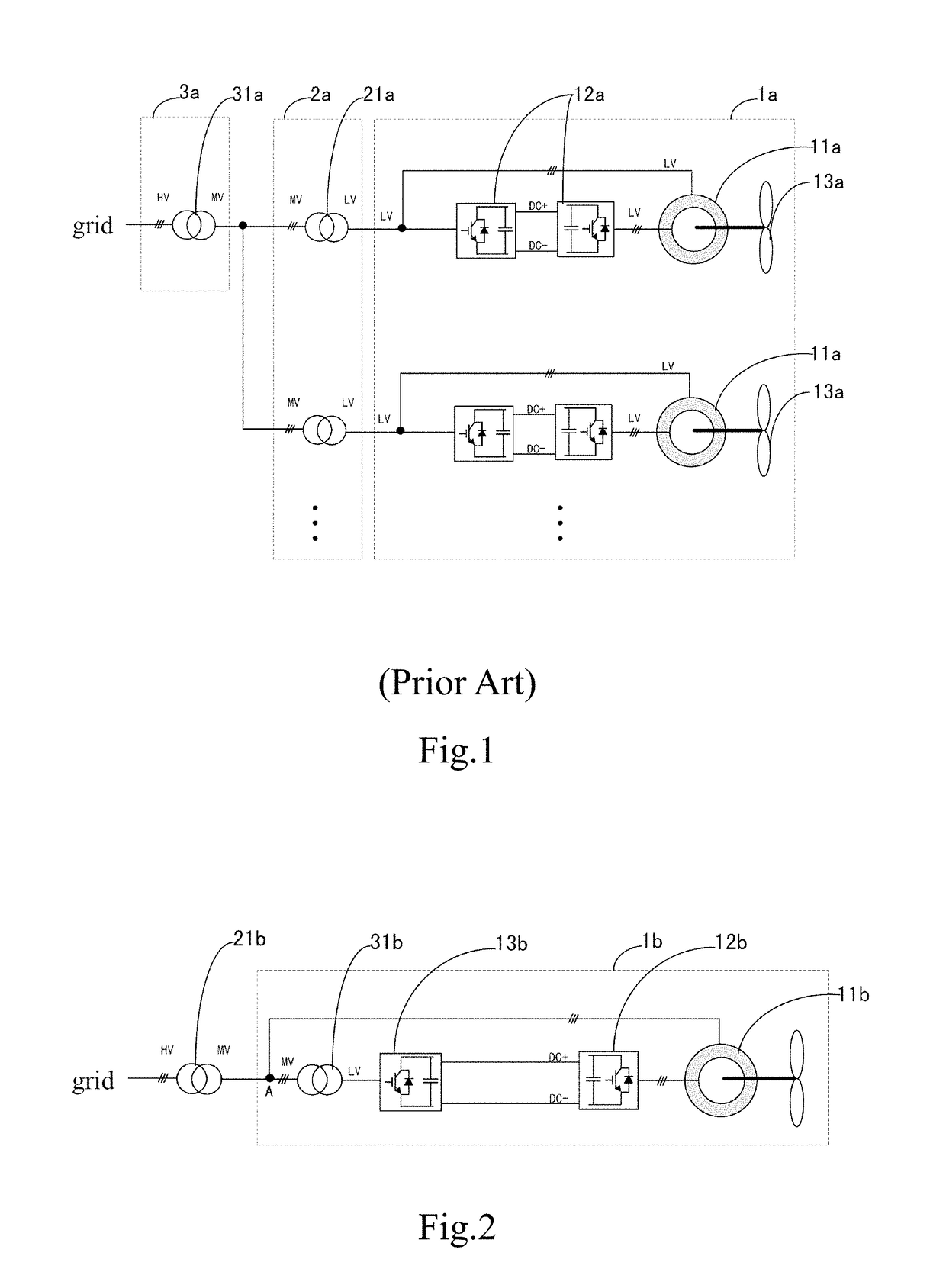 Medium voltage wind power generation system and power generation method using the same