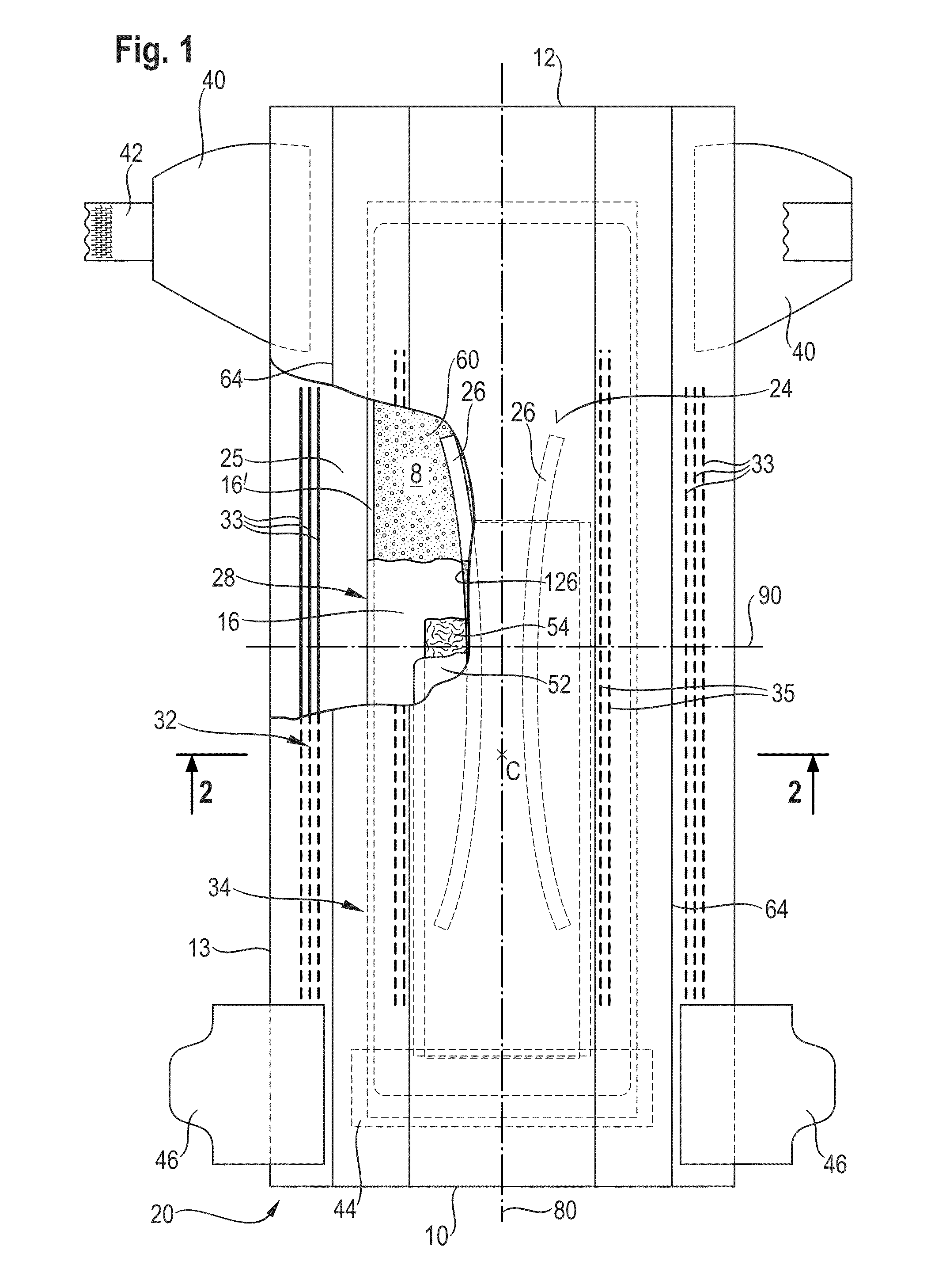 Absorbent article comprising one or more colored areas