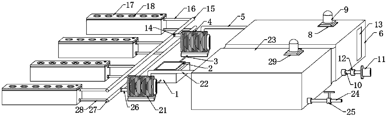 Automatic liquid changer for water culturing