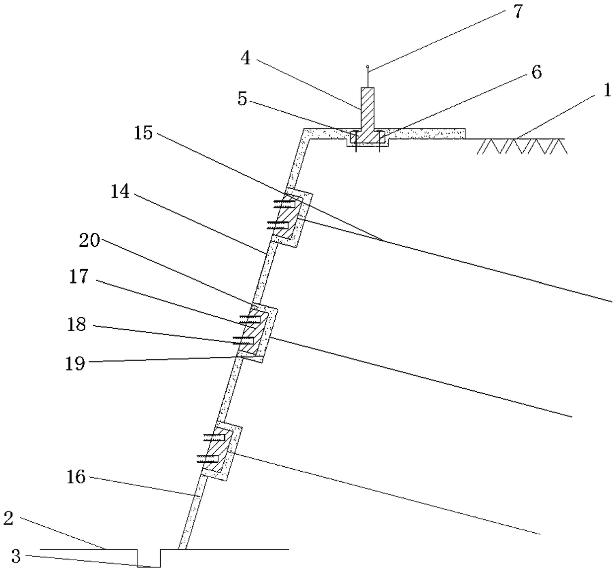 Cast-in-situ comprehensive pipe gallery and construction method