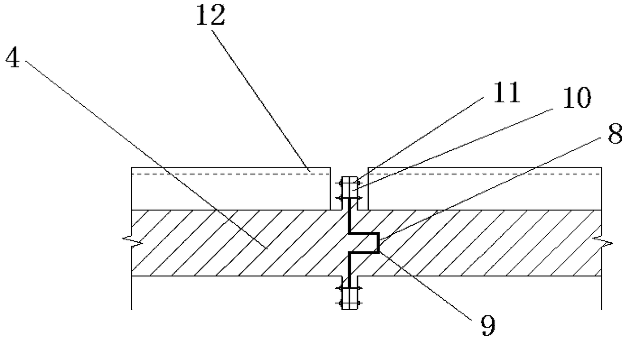 Cast-in-situ comprehensive pipe gallery and construction method