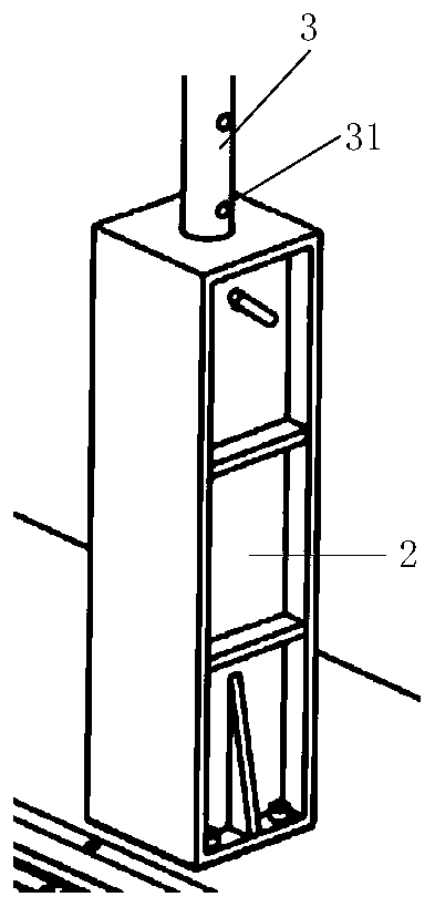 A device for verifying the airtightness of a power battery