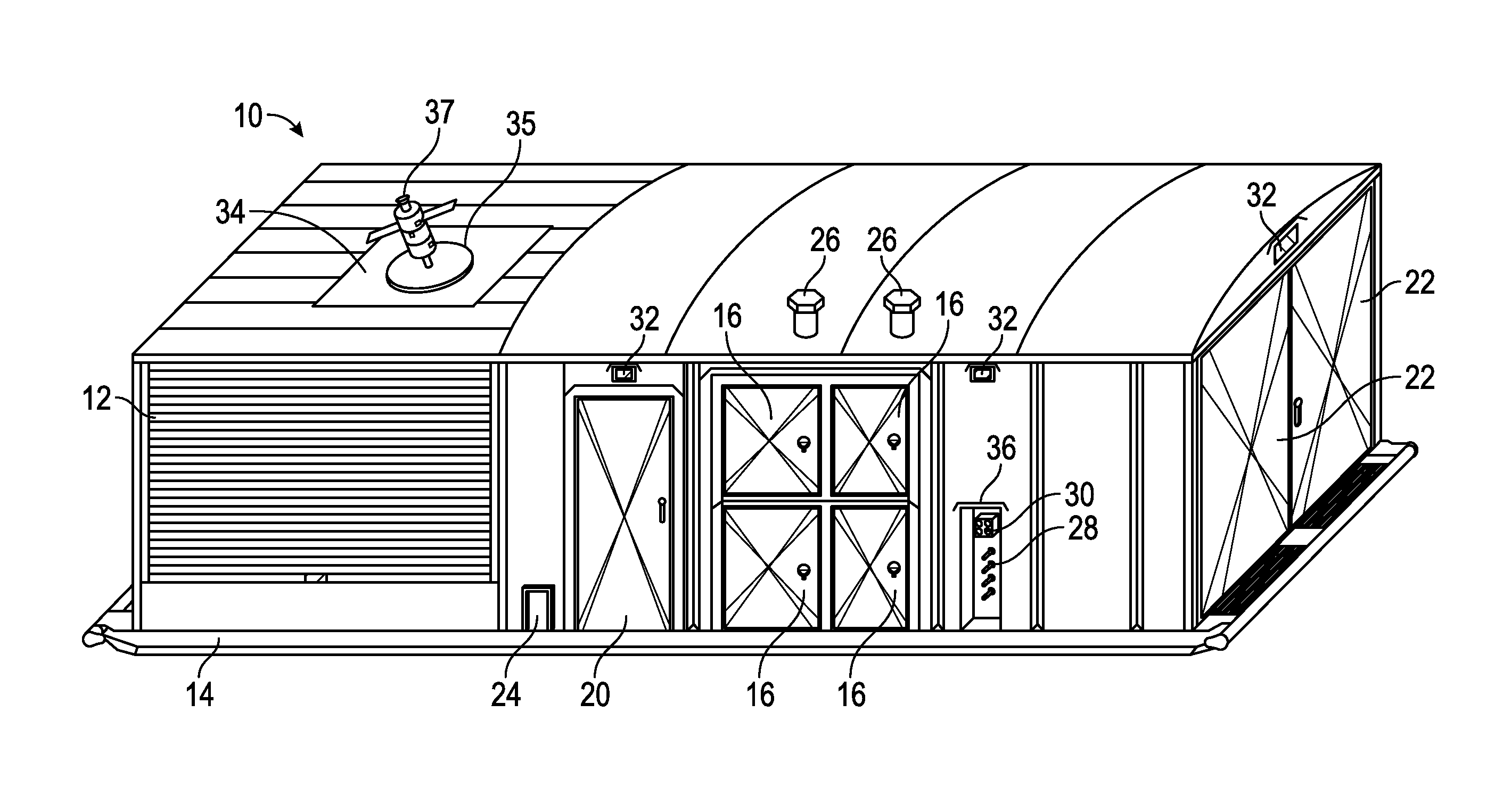 Skid mounted utility system