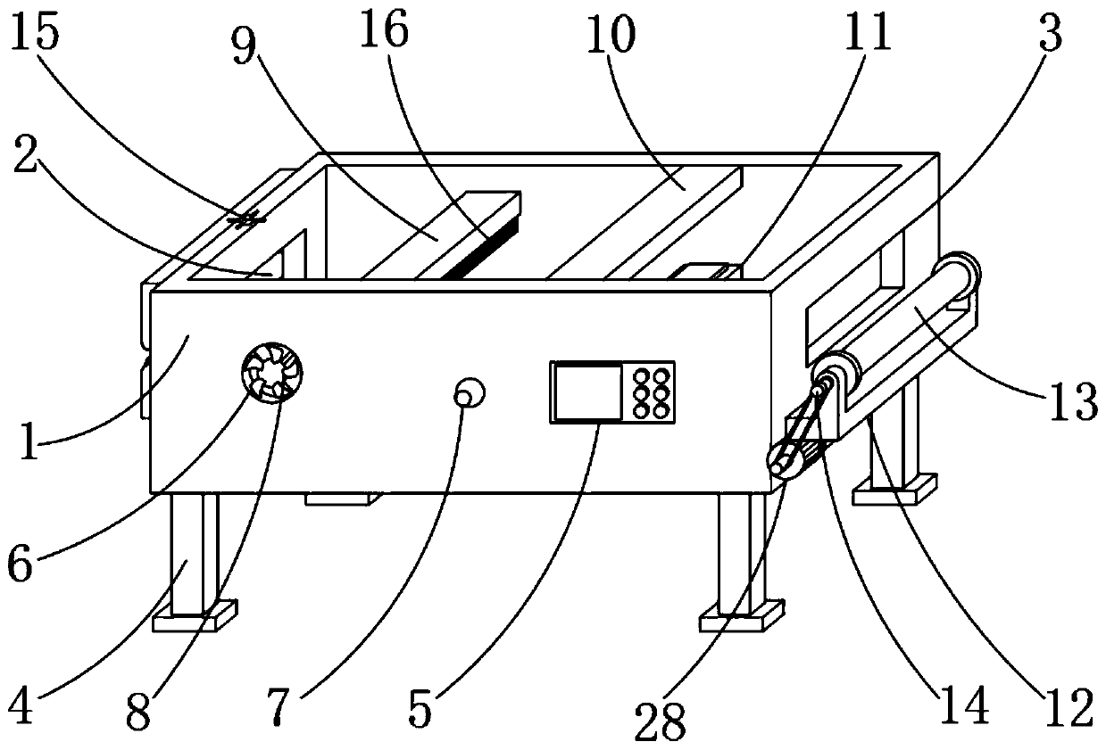 Inspection device for production of PTFE membrane material