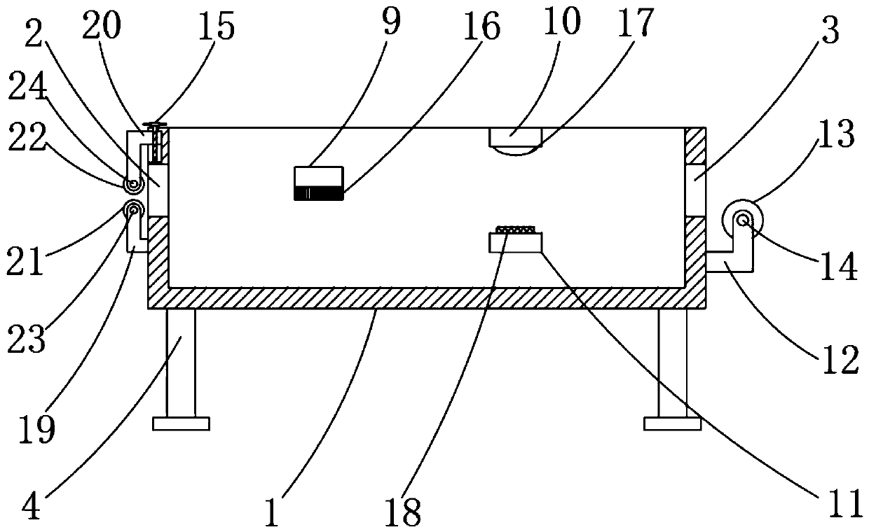 Inspection device for production of PTFE membrane material