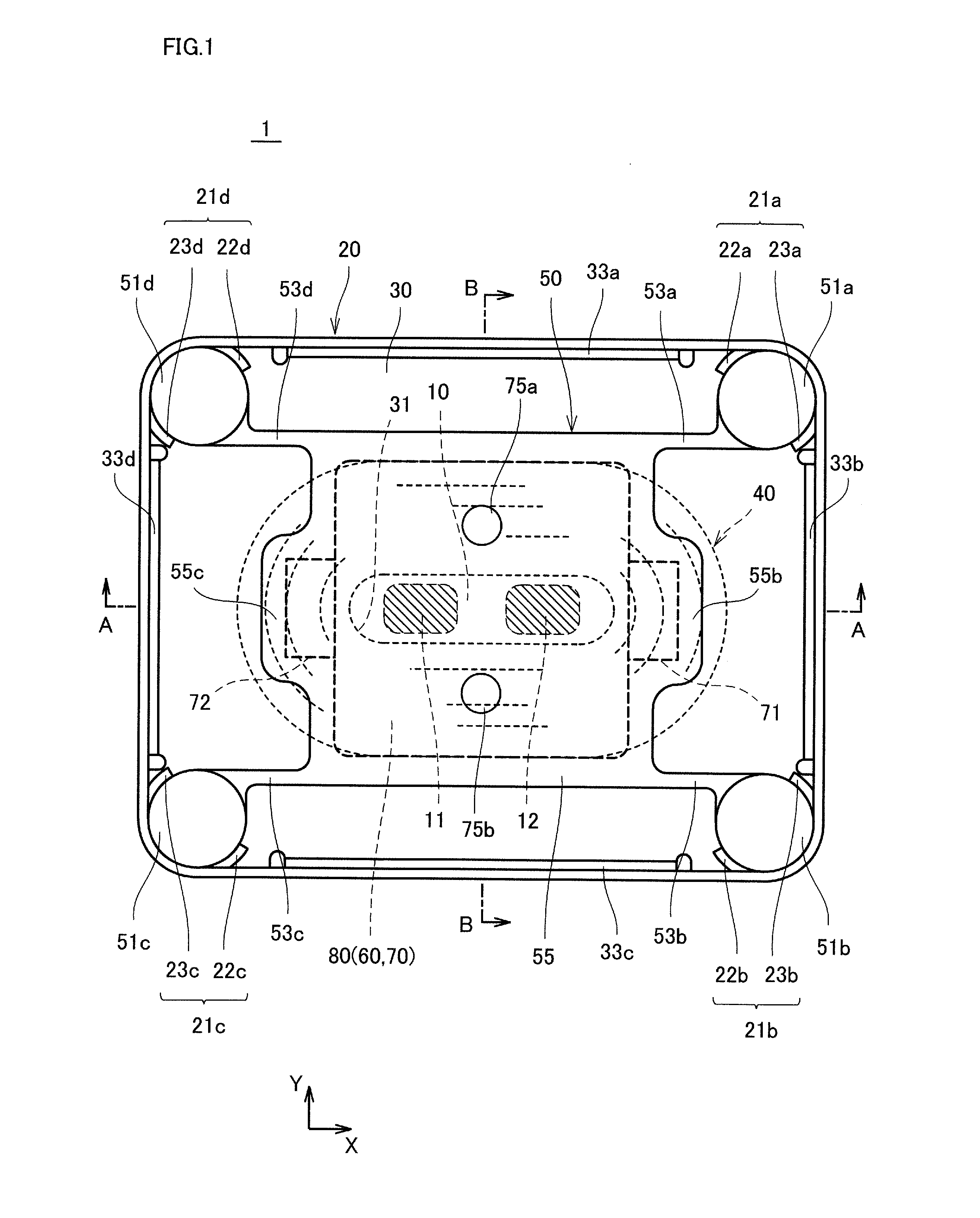 Vibration generator moving vibrator by magnetic field generated by coil and holder used in vibration-generator