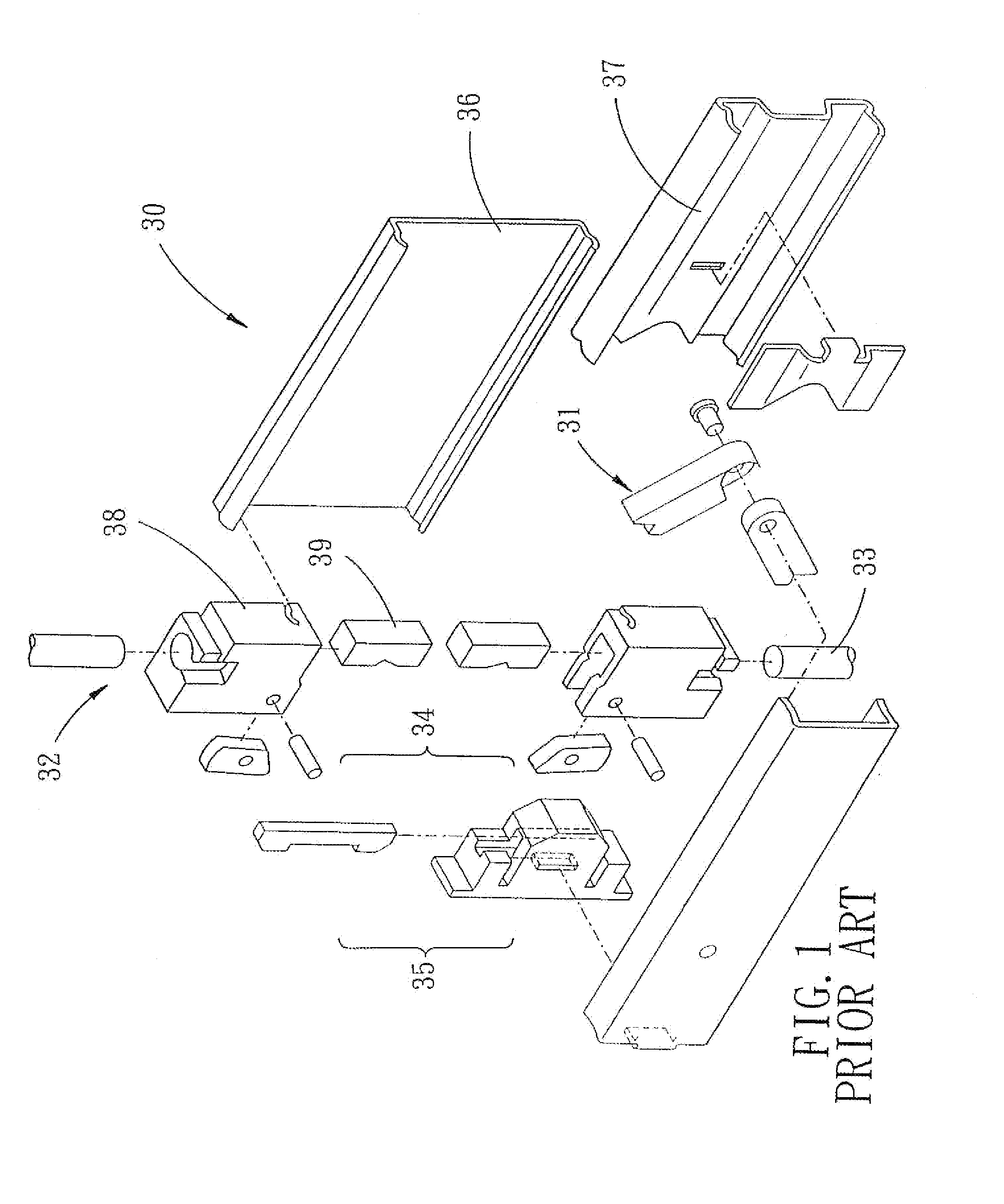 Interlocking Device for a Drawer Slide