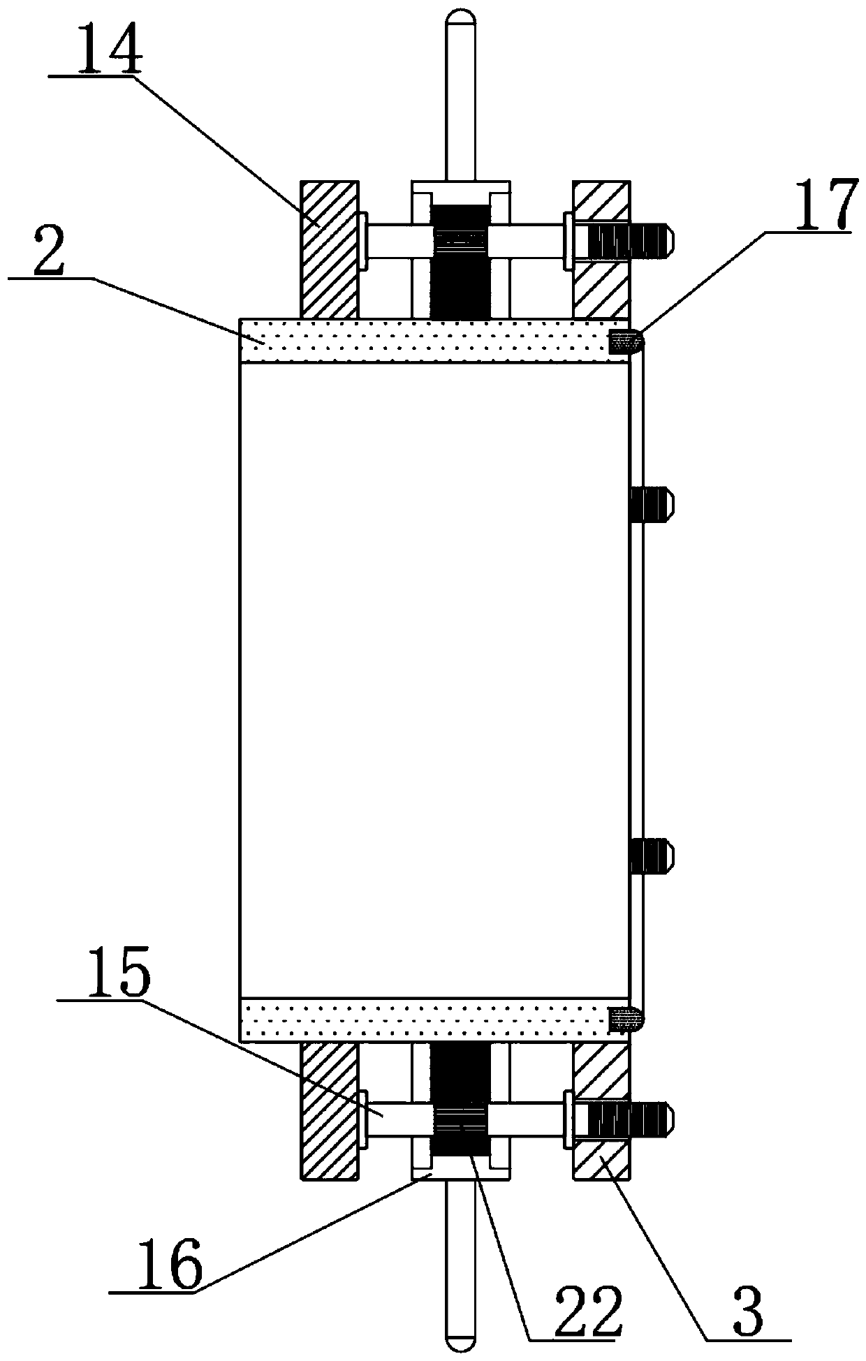 Waste gas treatment environment-friendly box