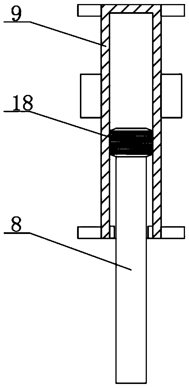 Waste gas treatment environment-friendly box