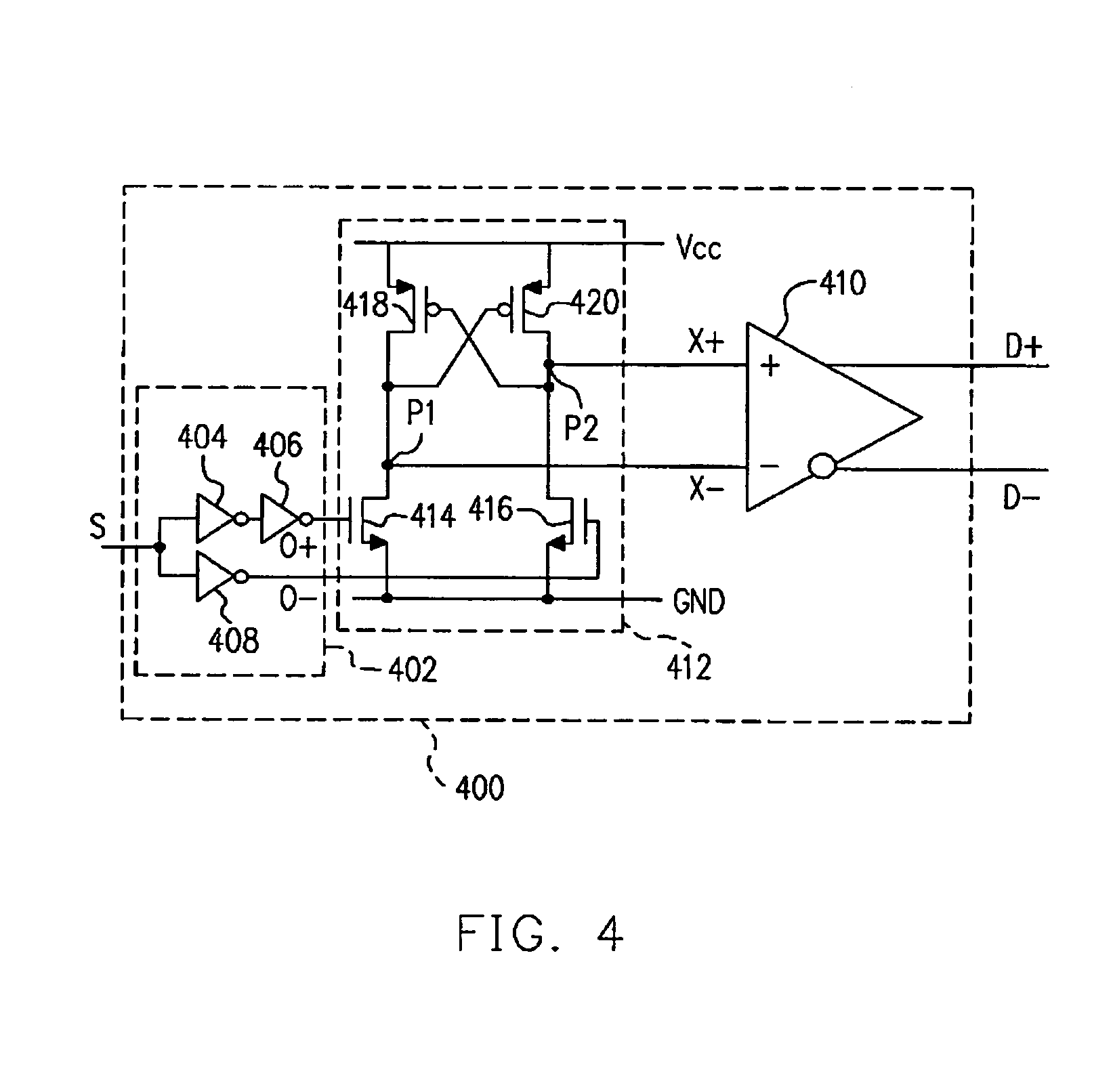 Differential signal pairs generator