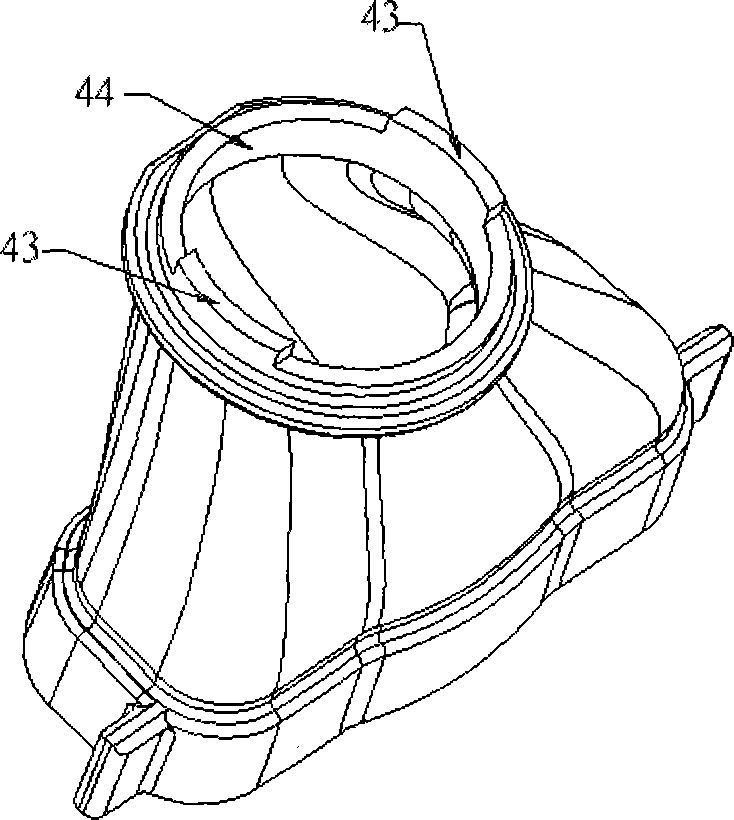 Inner compartment temperature detecting device for automatic air conditioning of automobile