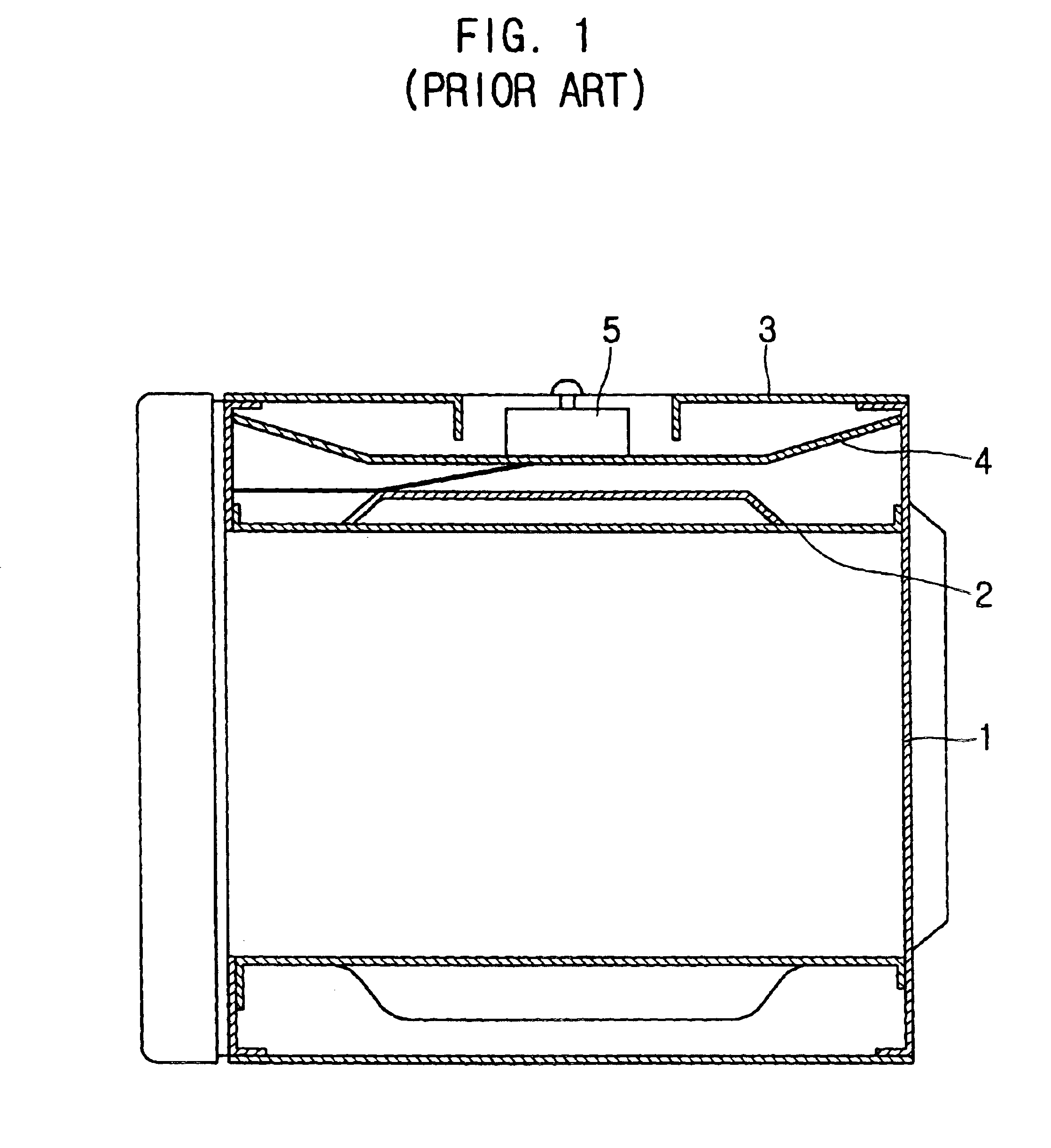 Weight detecting device for microwave ovens