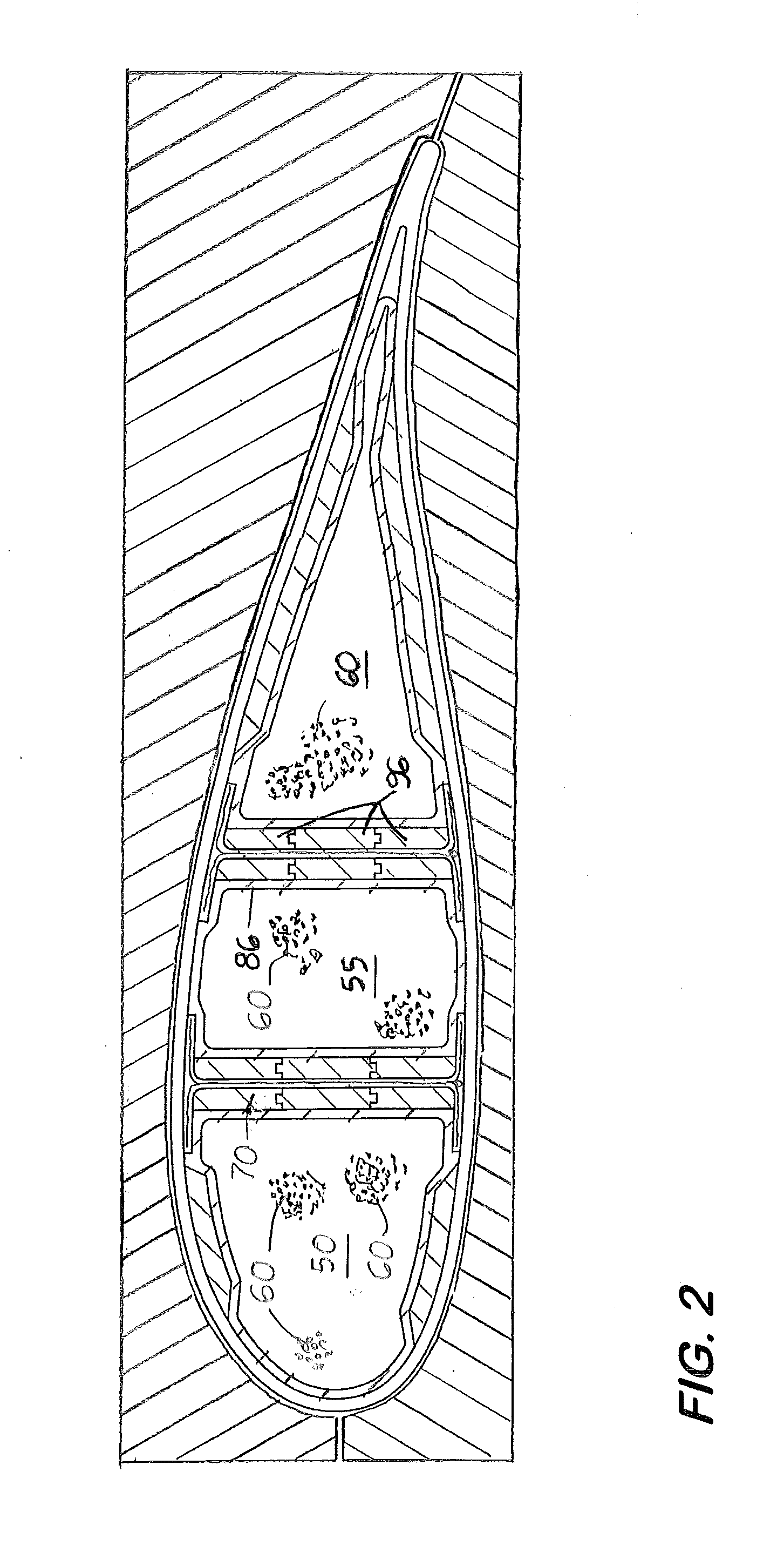 Method of Manufacturing Hollow Composite Parts with In Situ Formed Internal Structures