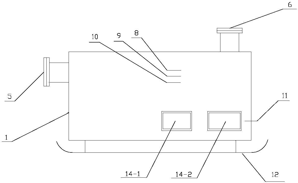 Multi-stage totally-enclosed mining drilling and dust removal device