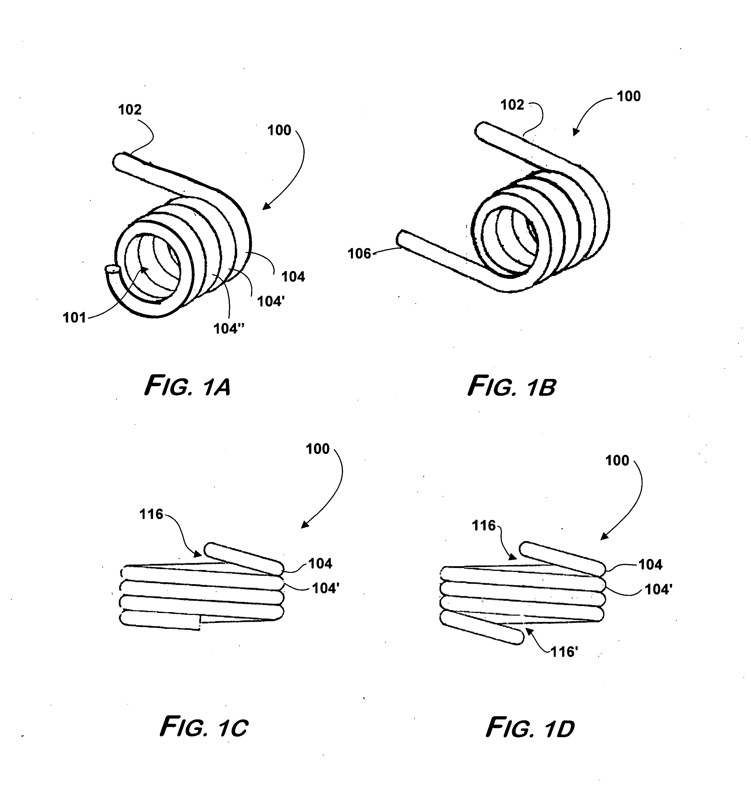 Helical retainer, tool for using the helical retainer, and methods