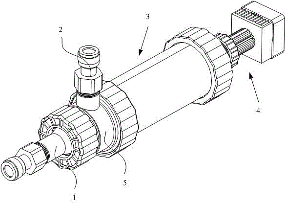 Overflowing-type axial turnover outlet water sterilizing apparatus and water purifying device