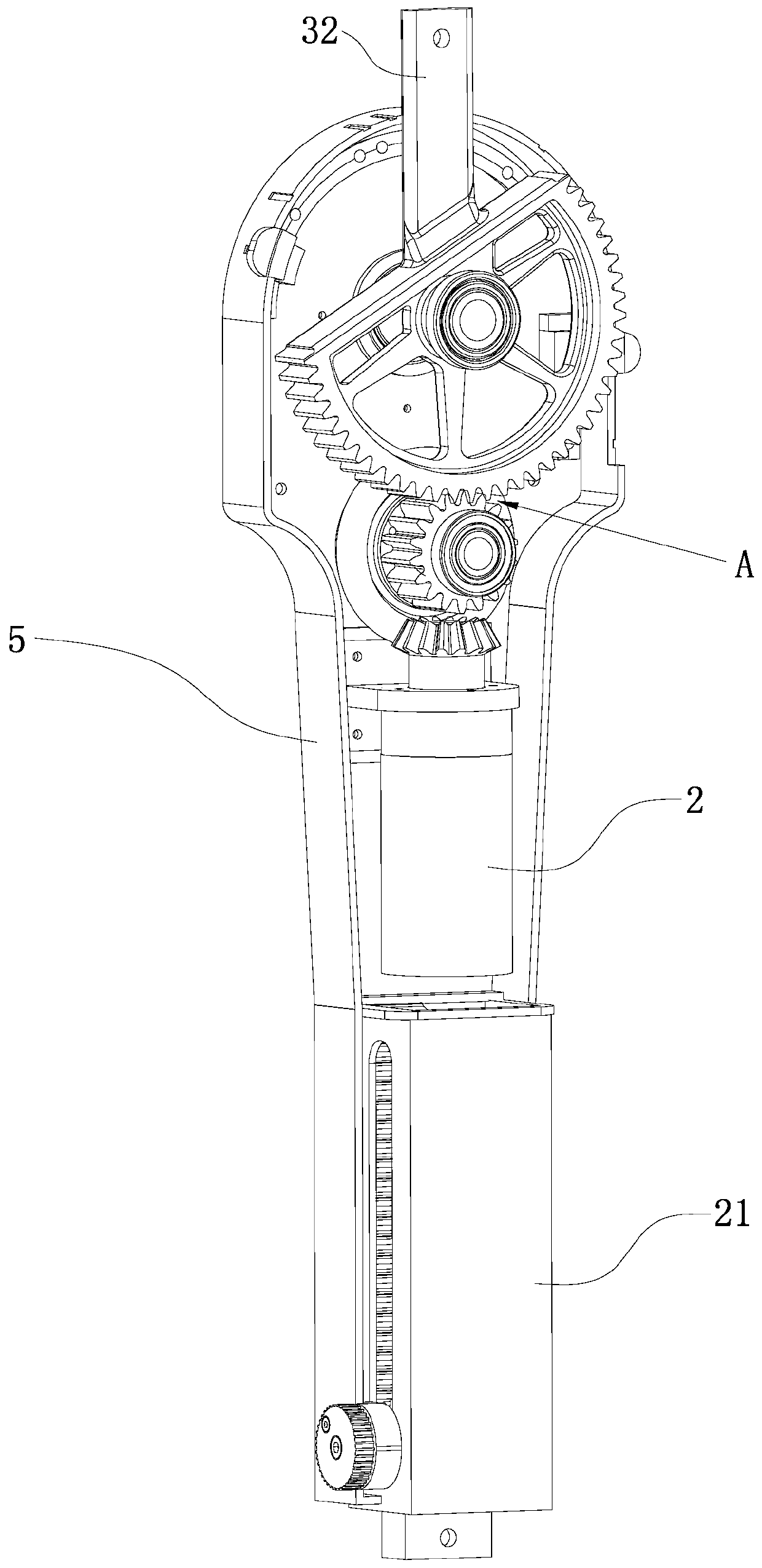 Modular joint for lower limb rehabilitation training exoskeleton