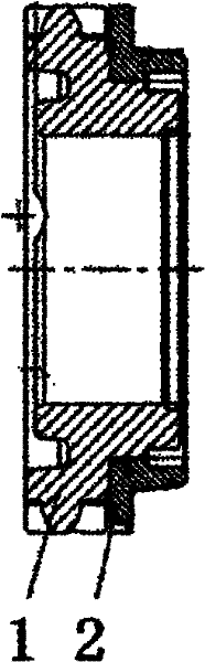 After-heating laser welding method for jointed gear ring and gear