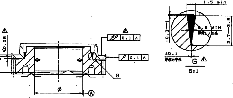 After-heating laser welding method for jointed gear ring and gear