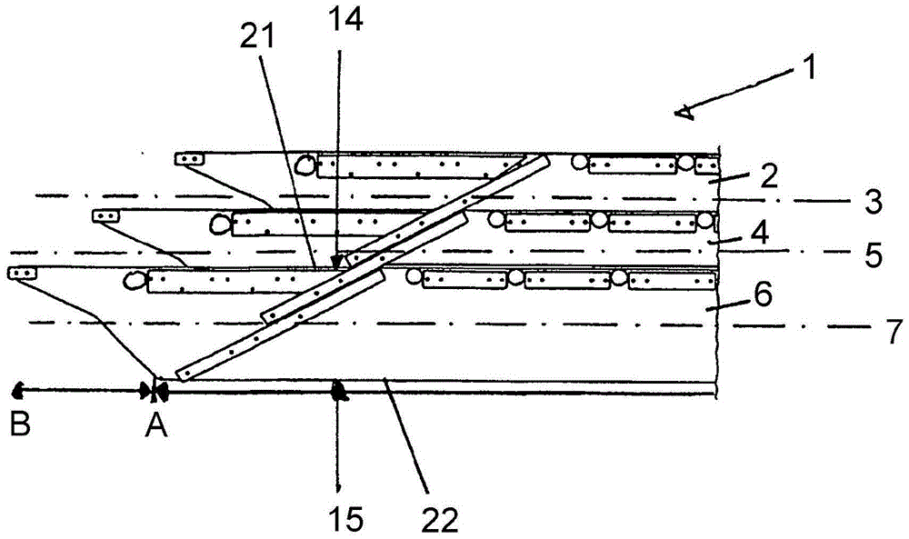 Structure suitable to form part of a floor, a sidewall or a ceiling of a gangway