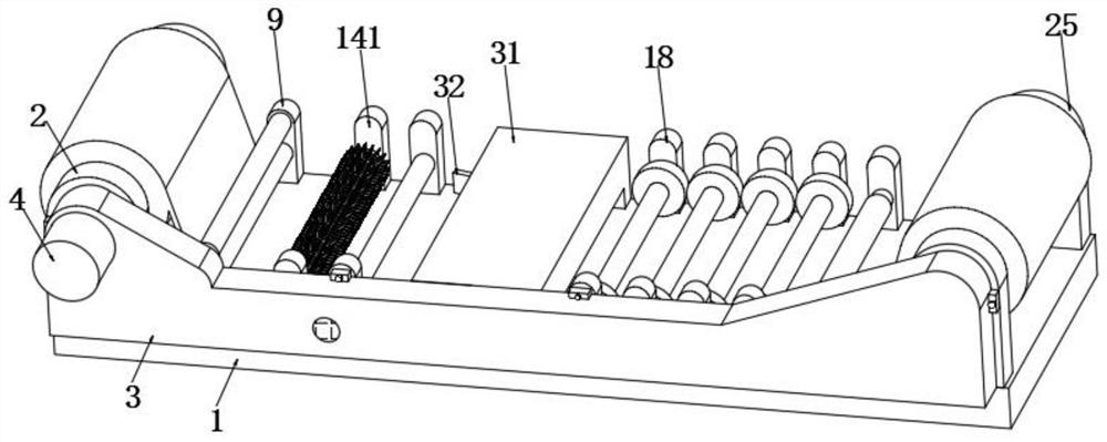 Multi-station cloth edge folding device for clothing processing